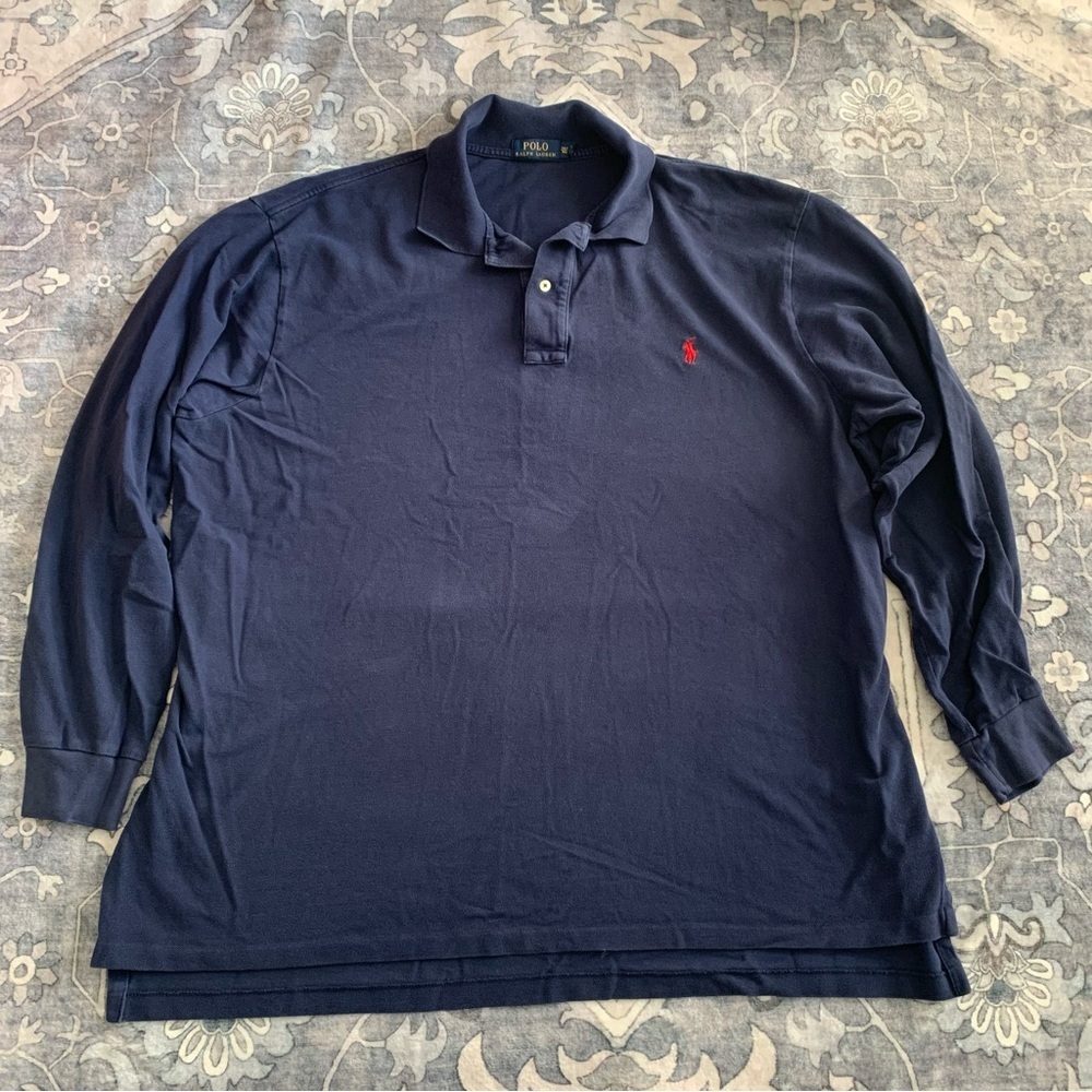 Polo Ralph Lauren Dark Blue Polo Size 2XL Tall